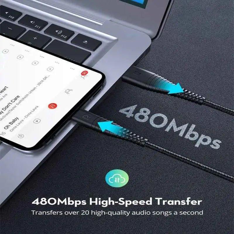 Ravpower RP-CB046 USB-A TYPE C 3.3FT/1MCABLE BLACK
