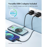 RAVPower RP-WC012 Magnetic Wireless Charger for iPhone 12/12 Pro Max/mini/AirPods Pro black