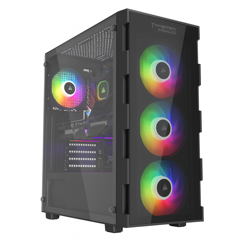 كمبيوتر ألعاب بمعالج i5-12400F , كرت شاشة RTX 5050 , رام 16GB
