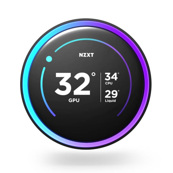 NZXT KRAKEN ELITE 240 - 240mm AIO Liquid Cooler with LCD Display - Black