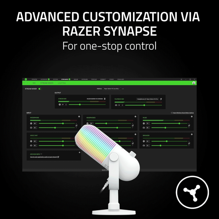 RAZER SEIREN V3 Chroma RGB USB Microphone