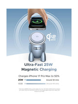 UGREEN 2-in-1 Magnetic Wireless Charger 25W QI2 - W713