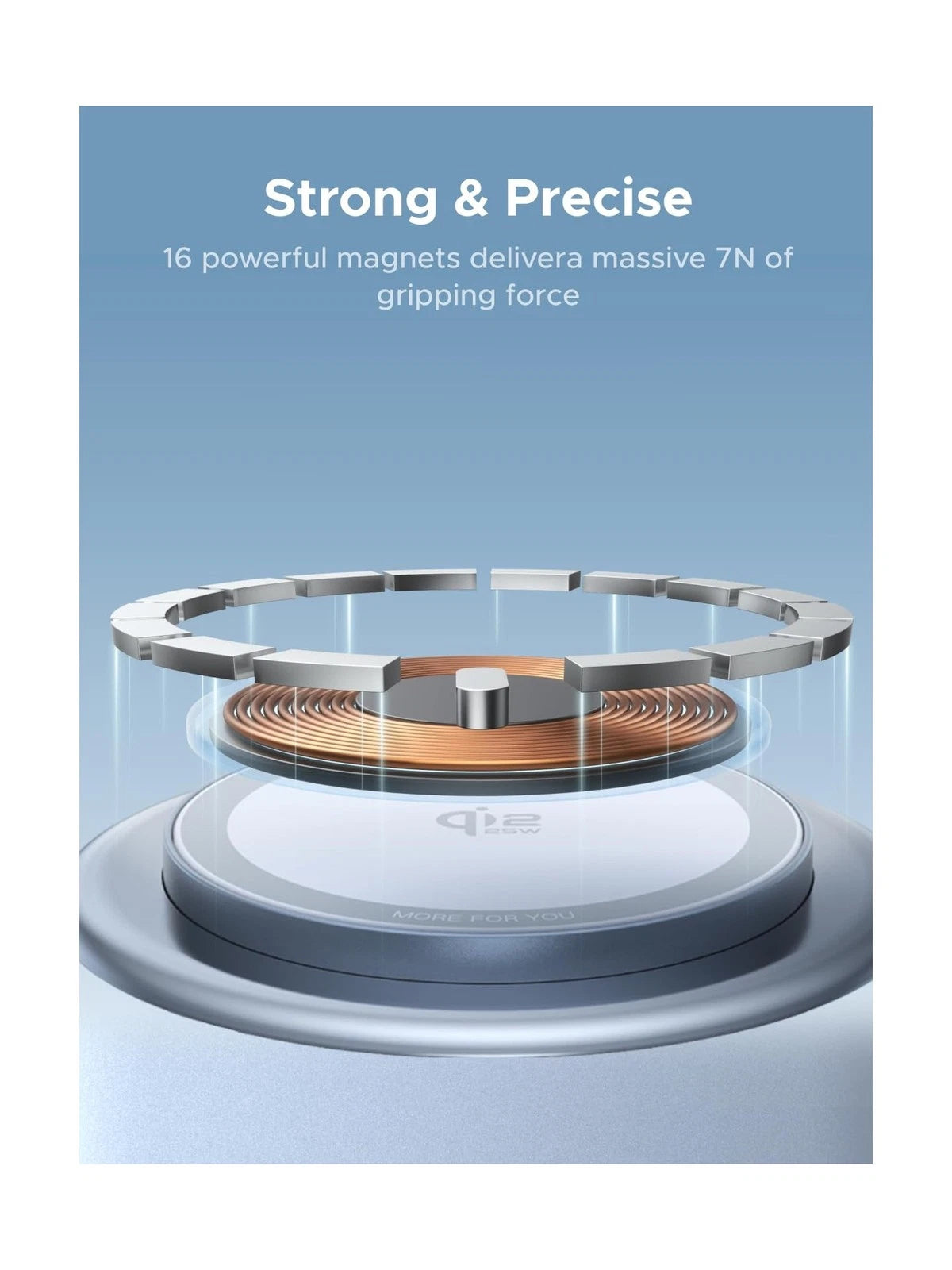 UGREEN 2-in-1 Magnetic Wireless Charger 25W QI2 - W713
