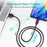 Choetech AC0003 3A USB-A to USB-C Cable 2m - Black
