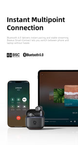 Baseus Bass BS2 Lite True Wireless Earbuds - Cosmic Black