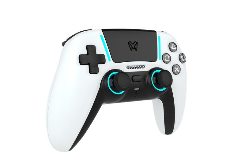 EMG Artic Clicky White P508 Gaming Controller Compatible with PS5, PC, Android & IOS