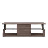 Wansa TV Stand, Up To 65 Inch, 60kg Loading Capacity, A339-5, Brown