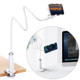 Ugreen universal stand phone holder (up to 12cm wide) with flexible arm -  White (30488 LP113)