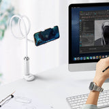 Ugreen universal stand phone holder (up to 12cm wide) with flexible arm -  White (30488 LP113)