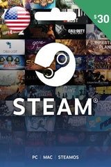 Steam Gift Card 30$ - USA (Send By SMS)