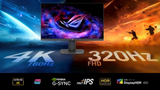 ASUS 32″ ROG Strix XG32UCG Dual mode 4K 160Hz, FHD 320Hz, 0.3ms Fast IPS HDR400 USB-C HDMI 2.1 Gaming Monitor - Black