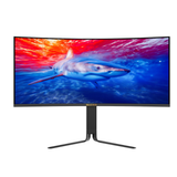 Sades BL-Shark 34" WQHD (3440x1440) 200Hz Refresh Rate, 0.3 Response Time, HDMI 2.1, VA Curved Gaming Monitor - Black