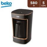 BEKO TKM-2341 Turkish Coffee Maker - 580W - (Black/Copper)