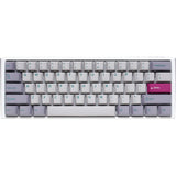 DUCKY ONE 3 MINI PBT HOT SWAP RedSwitch Cherry RGB Wired Mechanical Gaming Keyboard Arabic - Mist Grey