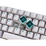 DUCKY ONE 3 MINI PBT HOT SWAP Blue Switch Cherry RGB Wired Mechanical Gaming Keyboard Arabic - Mist Grey