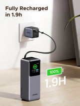 UGREEN Nexode Power Bank 20000mAh 165W with Retractable USB-C Cable - PB726