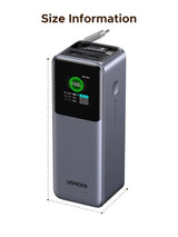 UGREEN Nexode Power Bank 20000mAh 165W with Retractable USB-C Cable - PB726