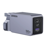 UGREEN Nexode Pro 100W 3-Port GaN Fast Charger Set+USB CC Cable  UK25875 Black