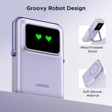 UGREEN Uno 10000mAhPD-20W Magnetic Wireless Qi2 15w Power Bank Purple