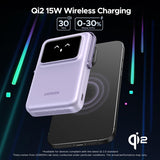 UGREEN Uno 10000mAhPD-20W Magnetic Wireless Qi2 15w Power Bank Purple