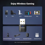 UGREEN USB2.0 Bluetooth Transmitter 5.0 10928-CM408 (For PlayStation And Nintendo Only)