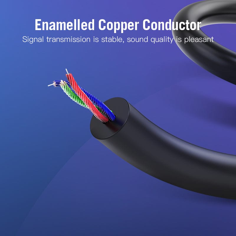 Vention 3.5mm Male to 2.5mm Male Audio Cable 1M Metal Type