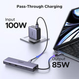 UGREEN Revodok 9 in 1 USB C Hub Gigabit Ethernet Adapter (CM498 - 15375)