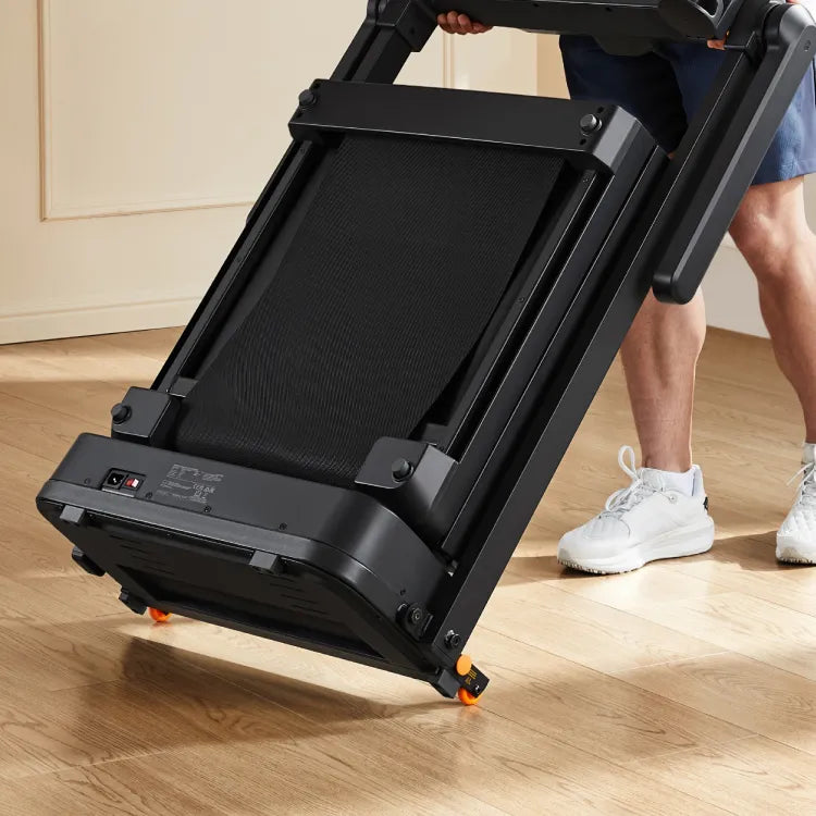 Kingsmith walking Pad & Treadmill MX10 with Max Speed 10km/h with 1HP Brushless Motor including Foldable Stand & Cup Holder - Black