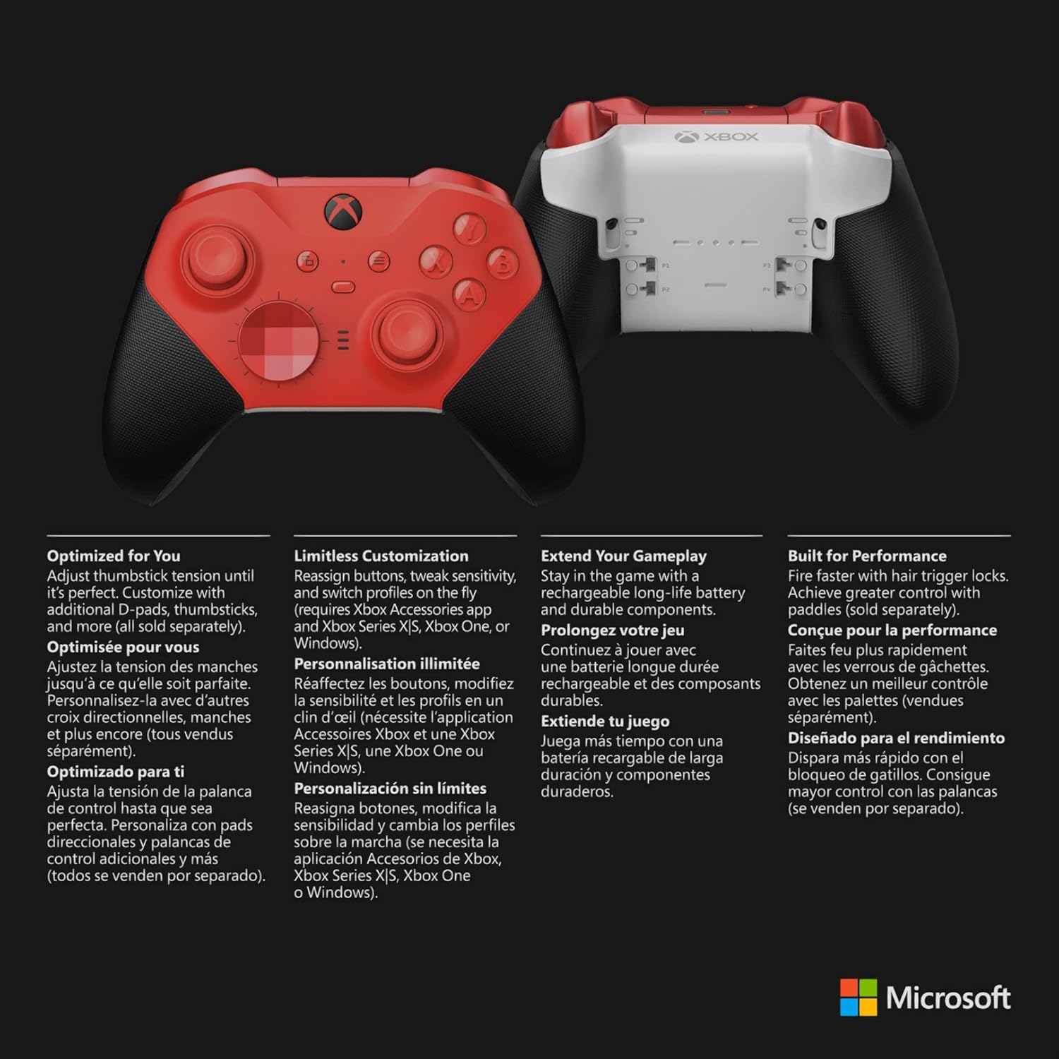 【新品未開封】Xbox Elite Series 2 Core コントローラ 赤 Amazon.co.jp: 【純正品】Xbox Elite ワイヤレス コントローラー