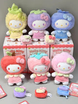 Hello Kitty Fruity Paradise Series Plush Pendant (Blind Box) selling per piece - 2303445910100