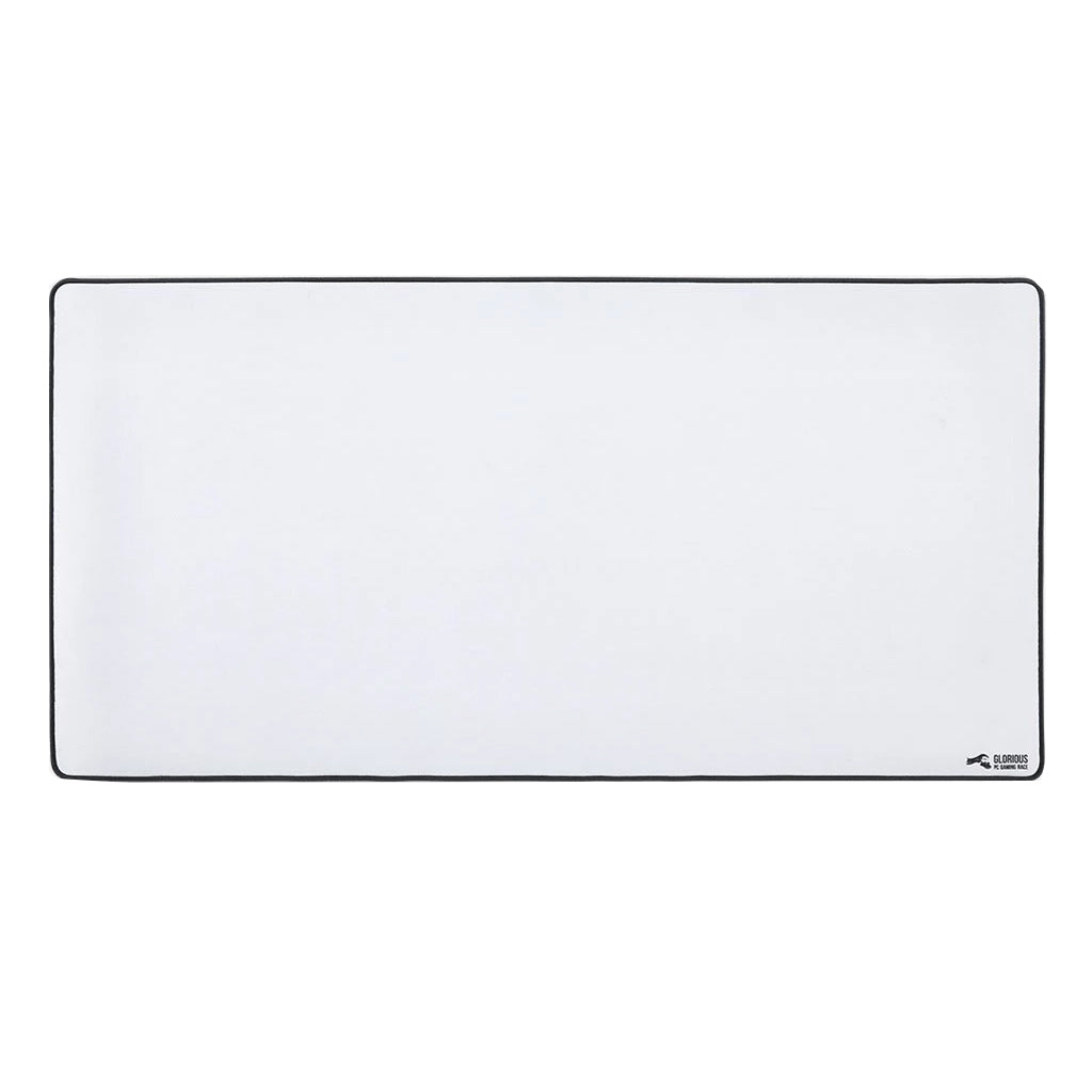 Glorious 3XL Extended Gaming Mouse Pad - 24"x48" - White Edition - Level Up