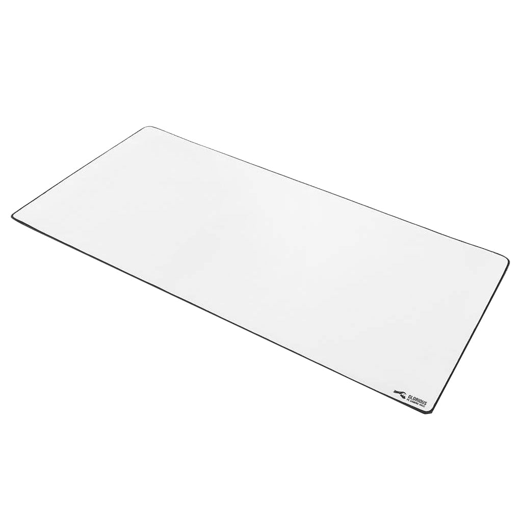 Glorious 3XL Extended Gaming Mouse Pad - 24"x48" - White Edition - Level Up