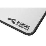 Glorious 3XL Extended Gaming Mouse Pad - 24"x48" - White Edition - Level Up