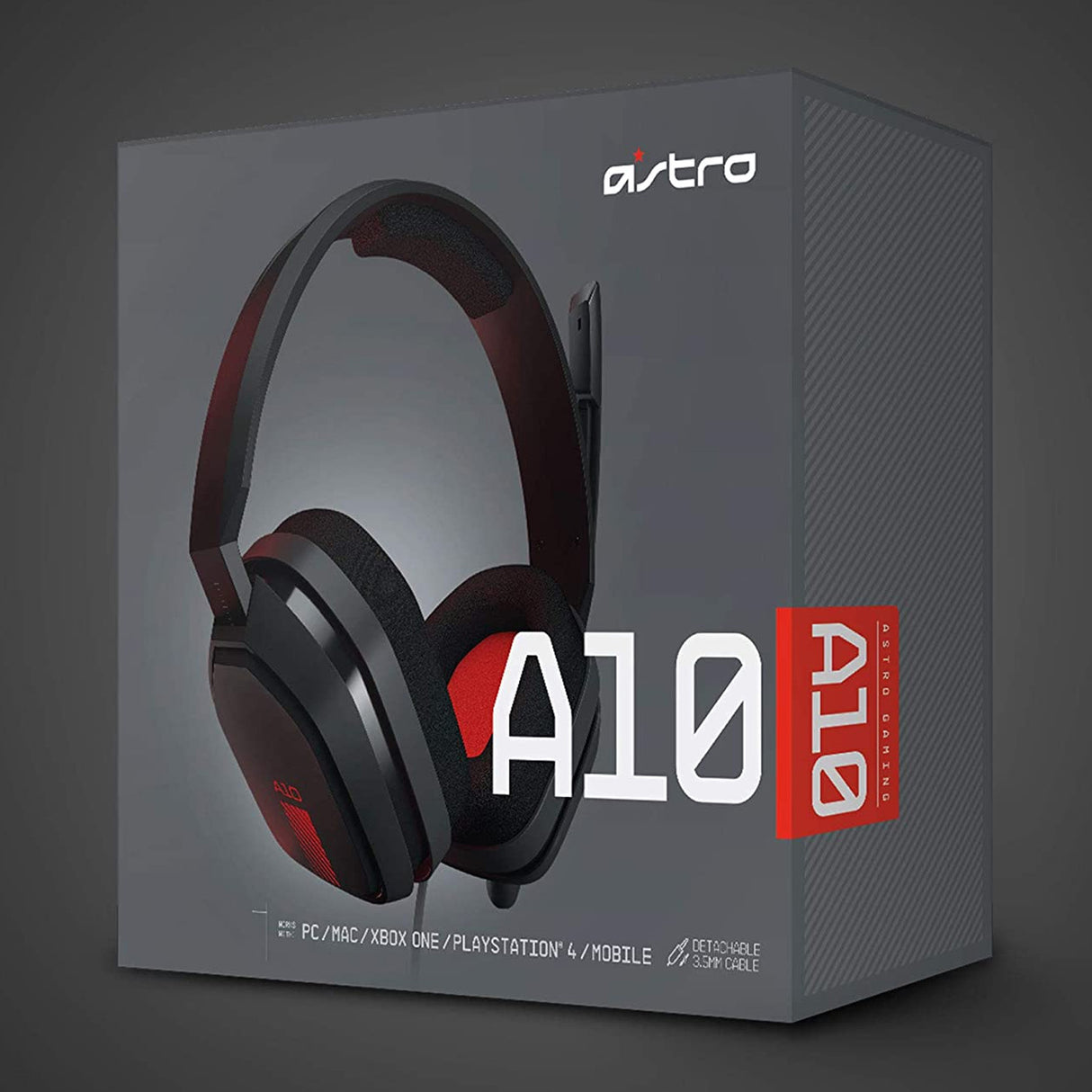 Astro A10 Wired Gaming Headset - Black/Red - Level Up