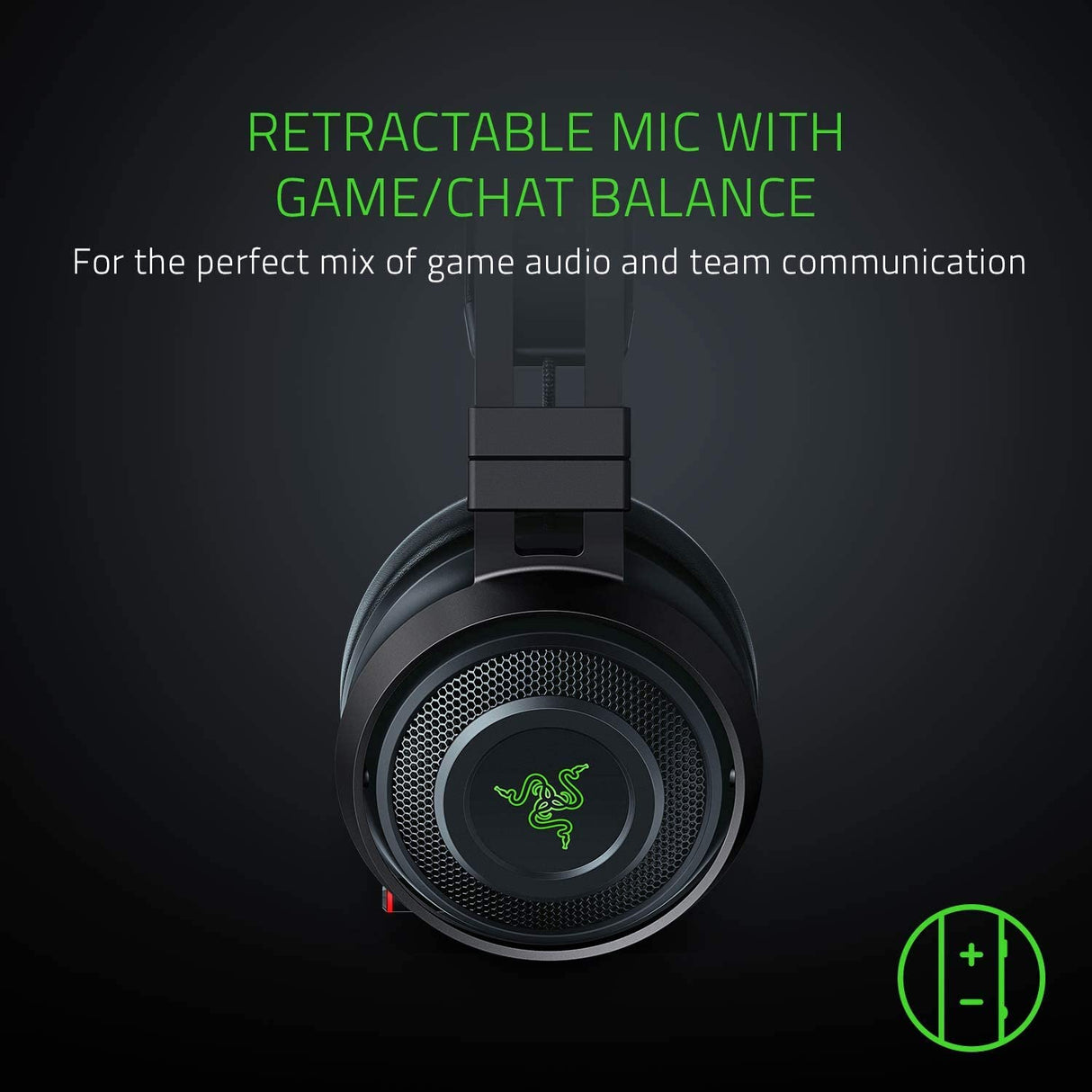 Razer Nari Ultimate Wireless 7.1 Surround Sound Gaming Headset - Level Up