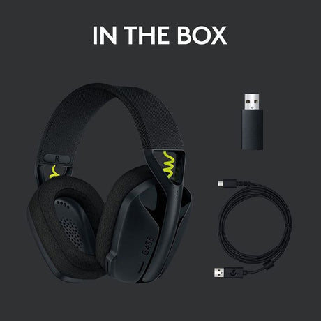 Logitech G435 LIGHTSPEED & Bluetooth Wireless Gaming Headset - Level Up
