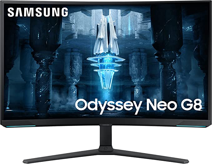 Samsung Odessey Neo G8 32" UHD Curved Monitor, VA Panel with 240Hz refresh rate and Quantum Mini-LED LS32BG850
