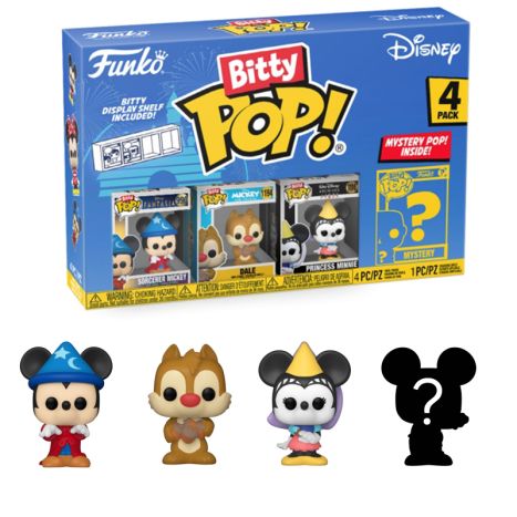 Bitty Pop! Disney: Disney Classic - Sorcerer Mickey 4PK