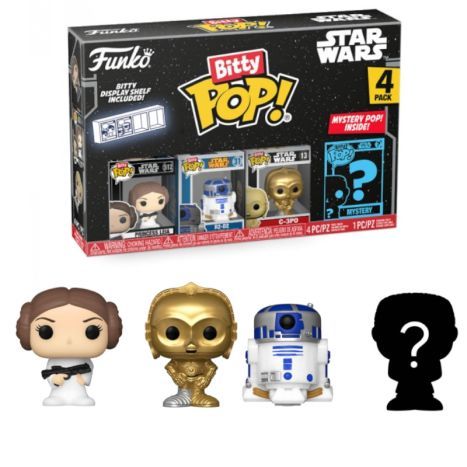 Bitty Pop! Star Wars: Leia 4pk