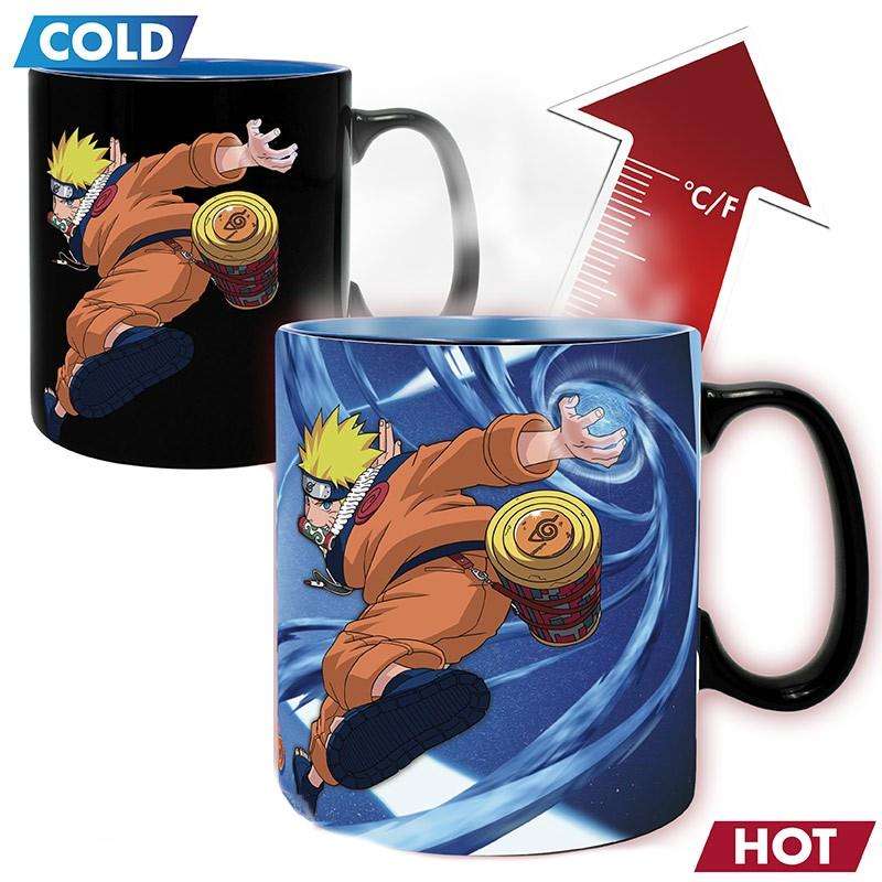 ABY HEAT REVEAL MUG: NARUTO- NARUTO & SASUKE