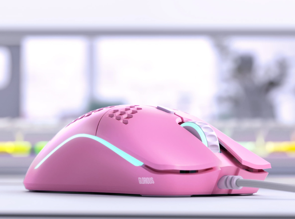 GLORIOUS Model O- Gaming Mouse Pink Limited Edition - Level Up