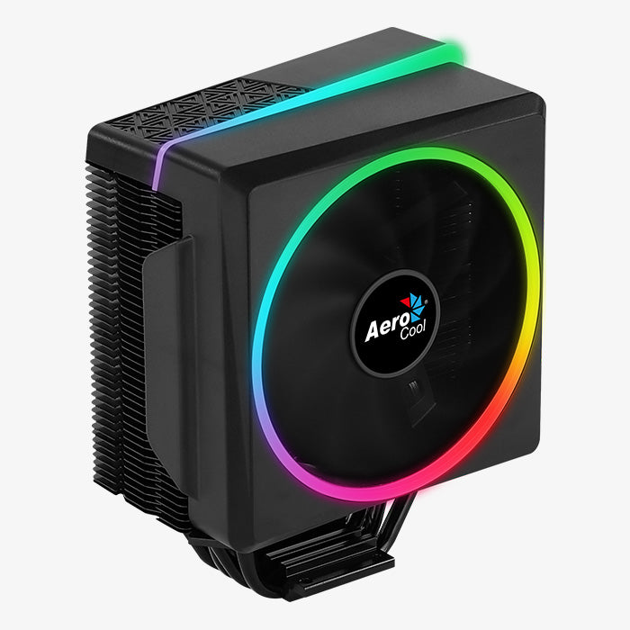 مبرد هواء وحدة المعالجة المركزية Aerocool Cylon 4 ARGB - أسود