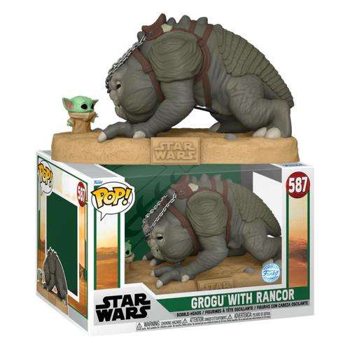 Pop Jumbo! Star Wars: The Book of Boba Fett - Rancor w/ Grogu (Exc)
