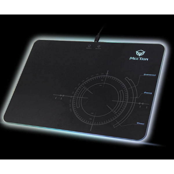 Meetion Glowing RGB LED Backlit Gaming Mouse Pad P010 - Level Up