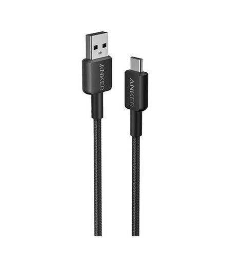 Anker 322 USB-A to USB-C Cable Braided (0.9m/3ft) -Black A81H5H11 - Level UpAnkerCharging Cable194644115562