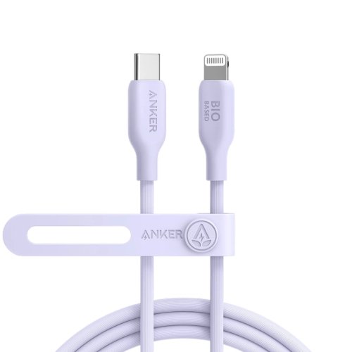 Anker 542 USB-C to Lightning Cable (Bio-Based) (0.9m/3ft) -Violet A80B1HV1 - Level UpAnkerCharging Cable194644108571