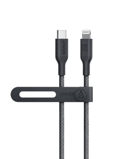 Anker 542 USB-C to Lightning Cable (Bio-Nylon) (1.8m/6ft) -Black A80B6H11 - Level UpAnkerCharging Cable194644123475