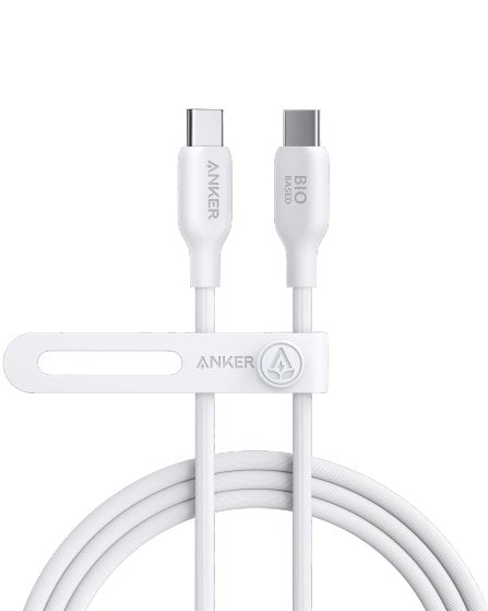 Anker 544 USB-C to USB-C Cable 140W (Bio-Based) (1.8m/6ft) -White A80F2H21 - Level UpAnkerCharging Cable194644108496
