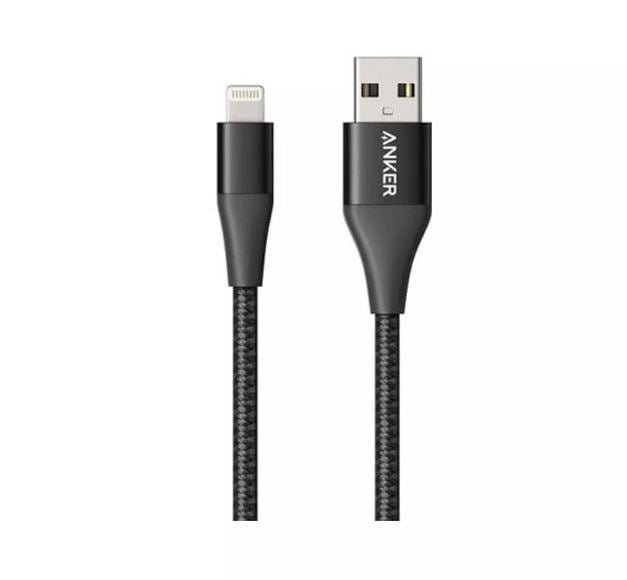 Anker PowerLine+ II USB-A with Lightning Connector Cable 1.8m – Black - Level UpAnkerCharging Cable194644023416