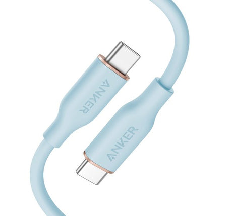 Anker PowerLine III Flow USB-C to USB-C 100W (1.8m/6ft) -Blue A8553H31 - Level UpAnkerCables194644082710